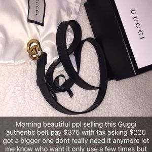 Gucci belt